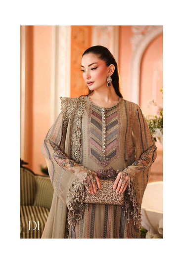 Maria b Royale Tea Affair Chiffon Collection 2026 - D01