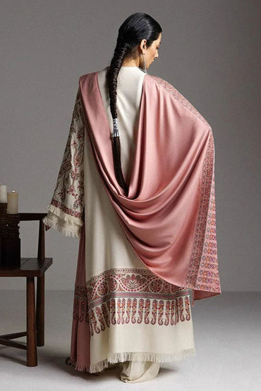 Zara Shahjahan Saraab Winter Collection 2026 - PASHM-D4