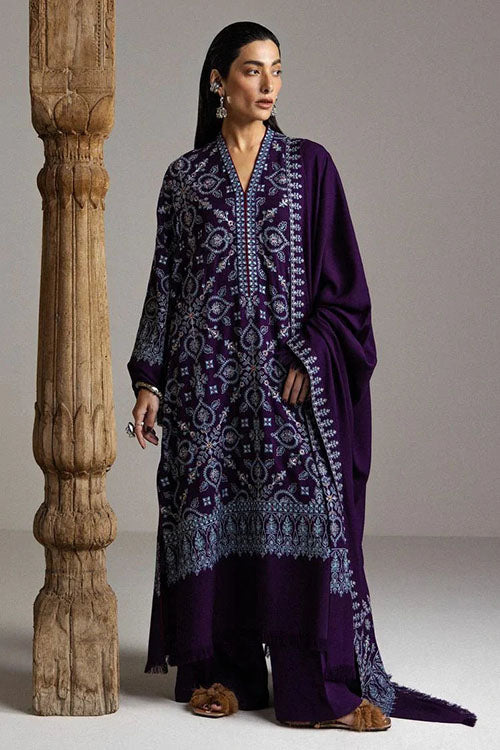 Zara Shahjahan Saraab Winter Collection 2026 - BANAFSHA-D10
