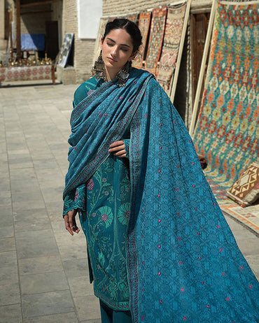 Mushq- Bukhara Winter Collection 2026 - Azure Courtyard