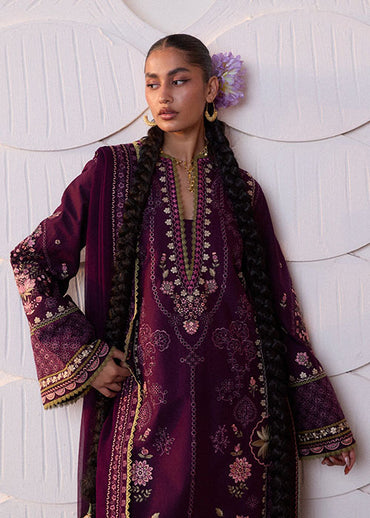 Hussain Rehar - Zan Lawn Unstitched Collection 2026 - Banafsh