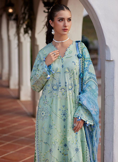 Farah Talib Aziz - Luxury Lawn Collection 2026 - Marcia Mint