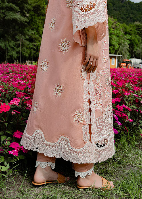 Mushq- The Secret Garden Lawn Collection 2026 - Peach Blossom