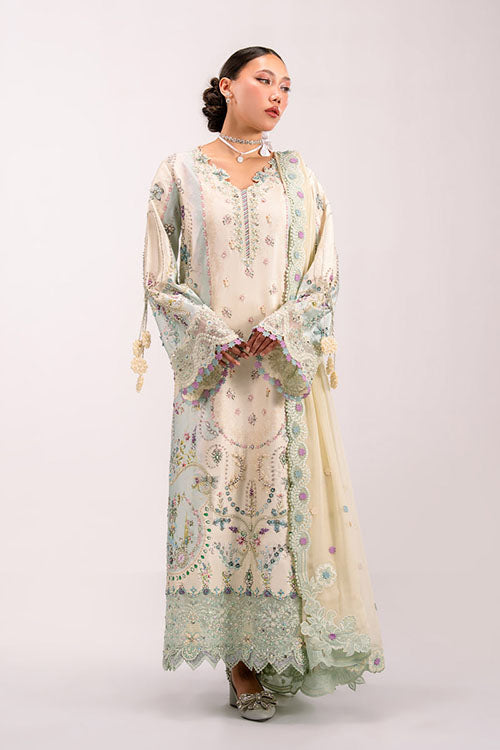 Qalamkar - Luxe Silk Collection 2026 - QSL-01 AZURE