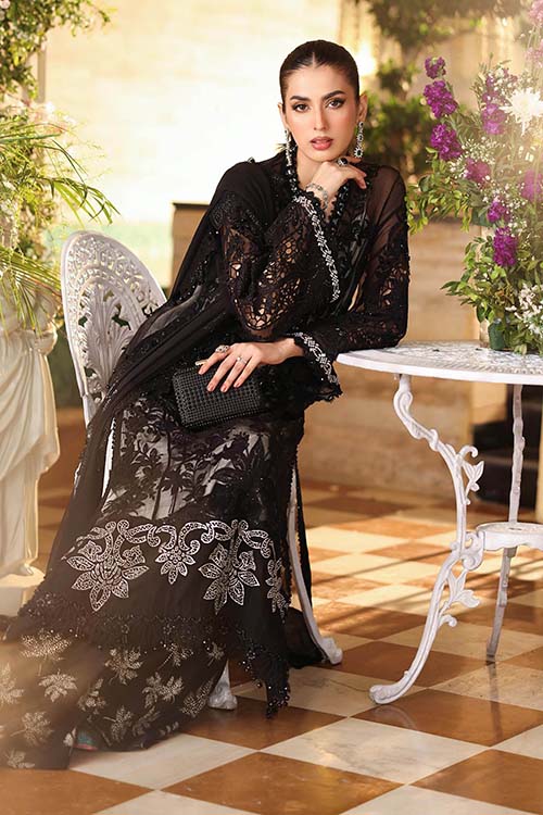 Maria b Tea Affair Chiffon Collection 2026 - D01