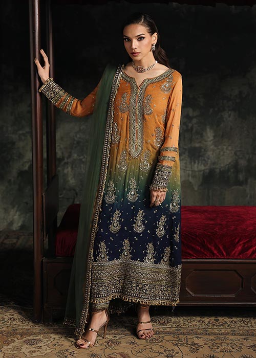 Charizma Aura - Luxury Chiffon Unstitched Collection 2026 - CA26-02