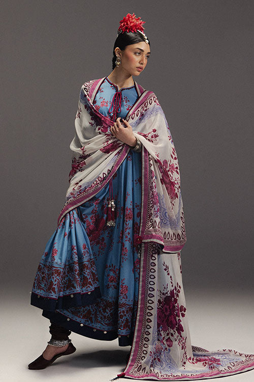 Zara Shahjahan Anarkali  Lawn Collection 2026 - Falak Ara-D2