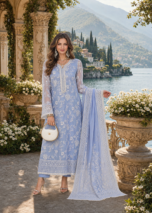 Noor Nooriyah Luxury Embroidered Chiffon Collection 2026 - D3