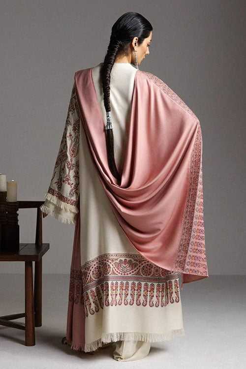 Zara Shahjahan Saraab Winter Collection 2026 - PASHM-D4