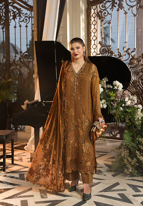 Maria b Royale Tea Affair Chiffon Collection 2026 - D05