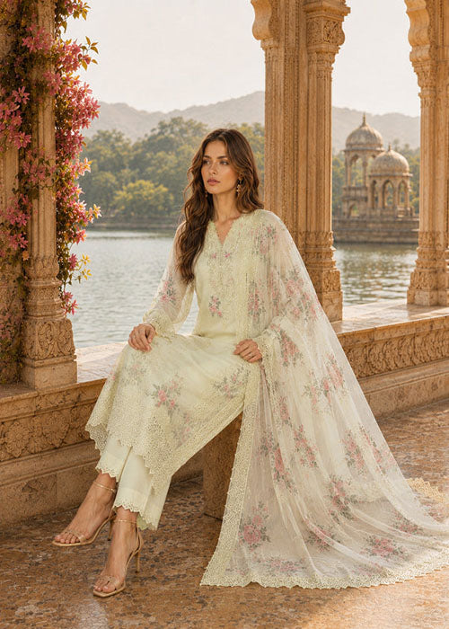 Noor Nooriyah Luxury Embroidered Chiffon Collection 2026 - D5
