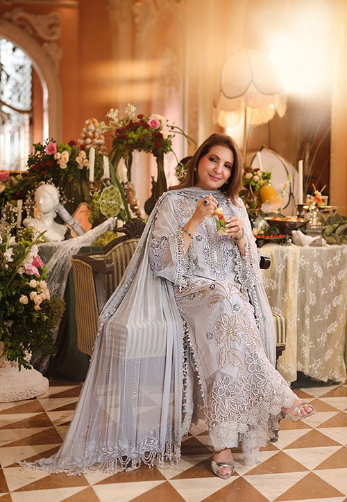 Maria b Royale Tea Affair Chiffon Collection 2026 - D06
