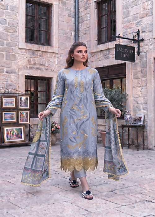 Asifaand Nabeel Summer Lawn Collection 2026 - SL26-07