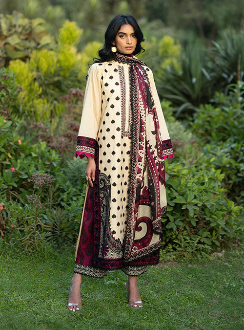 Zainab Chottani- Luxe Lawn Collection 2026 - Nour - 09