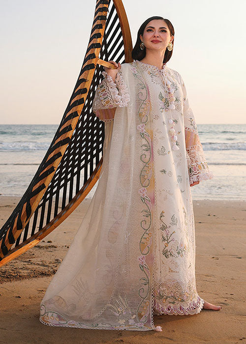 Qalamkar - Sahil Luxury Lawn Collection 2026 - SA-10