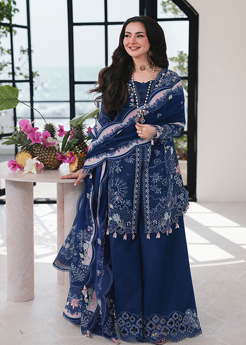 Qalamkar - Sahil Luxury Lawn Collection 2026 - SA-16