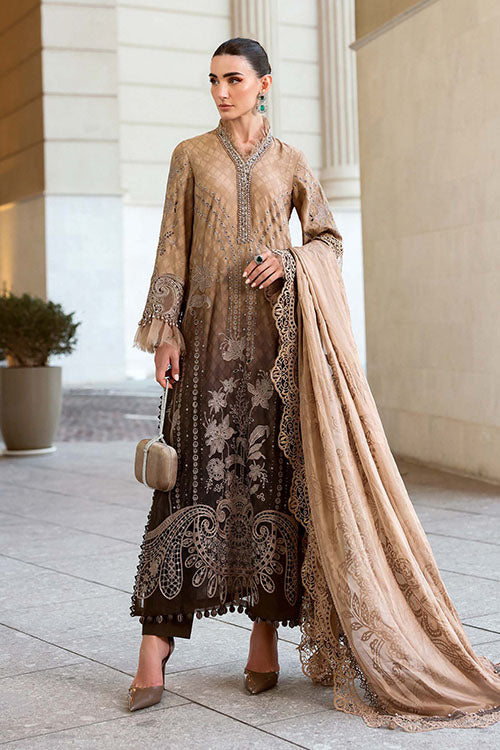 Maria b Eid Luxury Lawn Collection 2026 - 01A