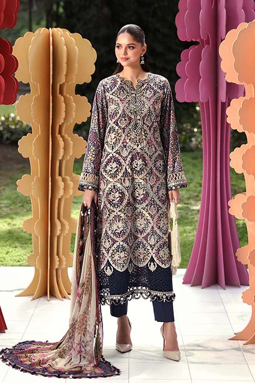 Maria b Mprints Lawn Collection 2026 - 3B