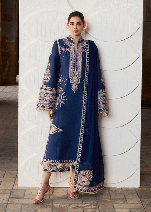 Hussain Rehar - Zan Lawn Unstitched Collection 2026 - Abi