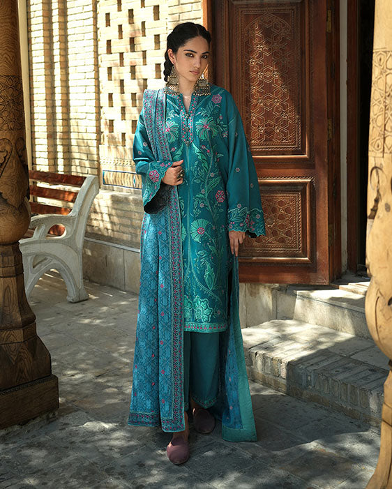Mushq- Bukhara Winter Collection 2026 - Azure Courtyard