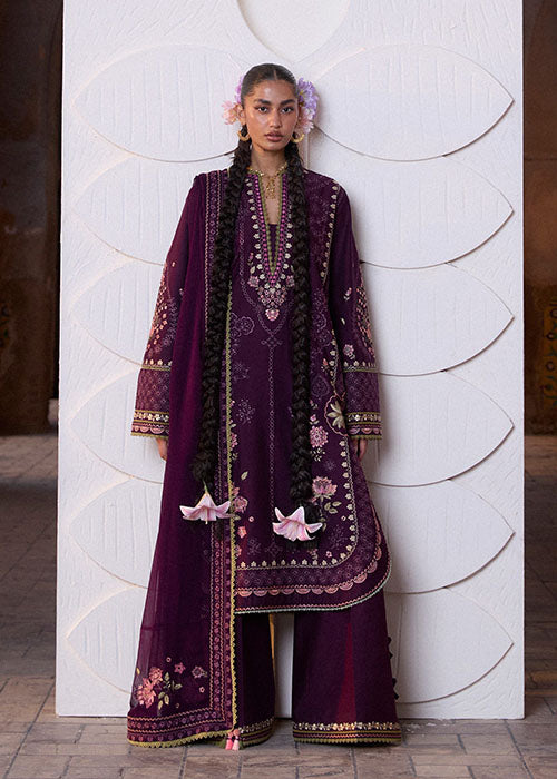 Hussain Rehar - Zan Lawn Unstitched Collection 2026 - Banafsh