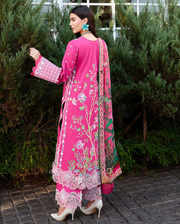 Mushq- Amoi Luxury Lawn Collection 2026 - Blushing Rose