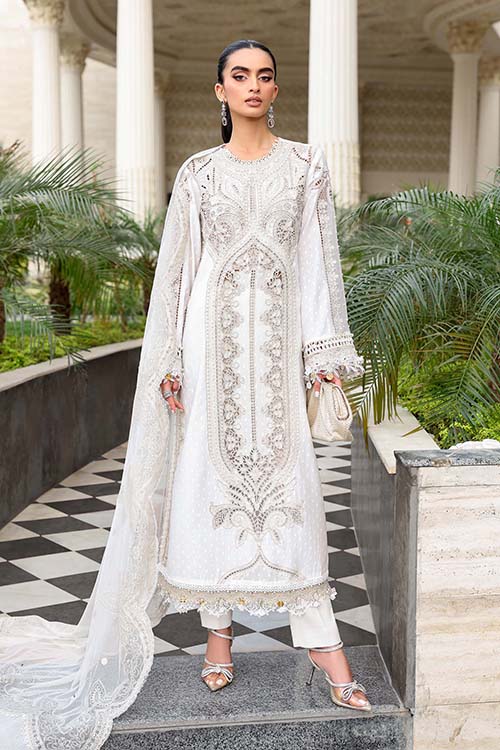 Maria b Luxury Lawn Collection 2026 - 01