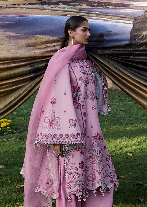 Hussain Rehar - Zan Lawn Unstitched Collection 2026 - Elfa