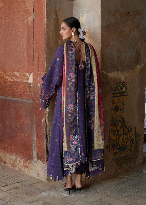 Hussain Rehar - Zan Lawn Unstitched Collection 2026 - Mor