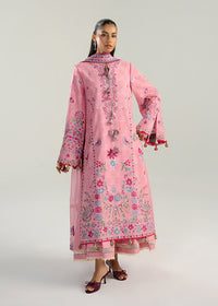Hussain Rehar - Zan Lawn Unstitched Collection 2026 - Pembe