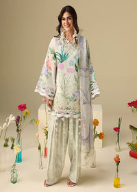 Mushq- Soleil Hemline Prints Collection 2026 - Vanilla Lush