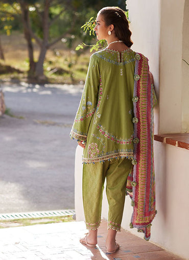 Farah Talib Aziz - Luxury Lawn Collection 2026 - Carmen Kiwi