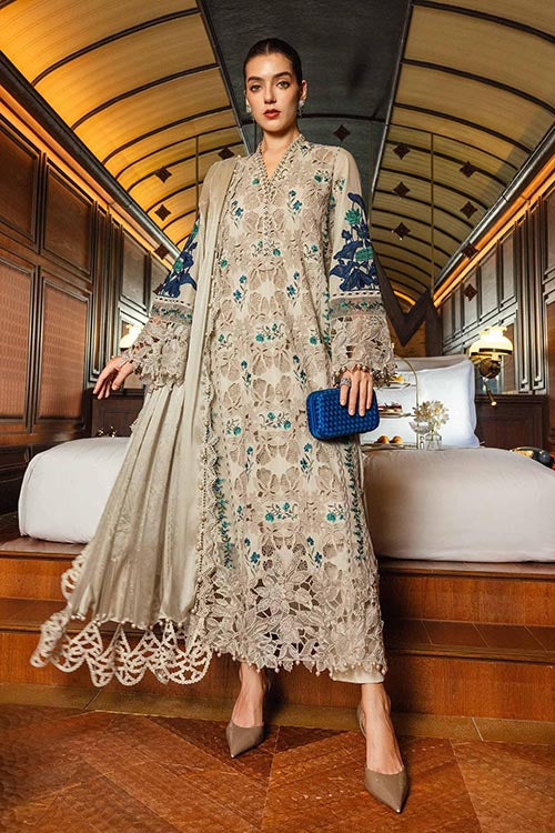 Maria b Luxury Lawn Collection 2026 - D8