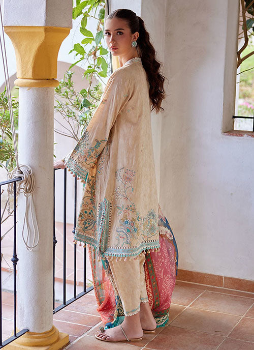 Farah Talib Aziz - Luxury Lawn Collection 2026 - Isabella Sand