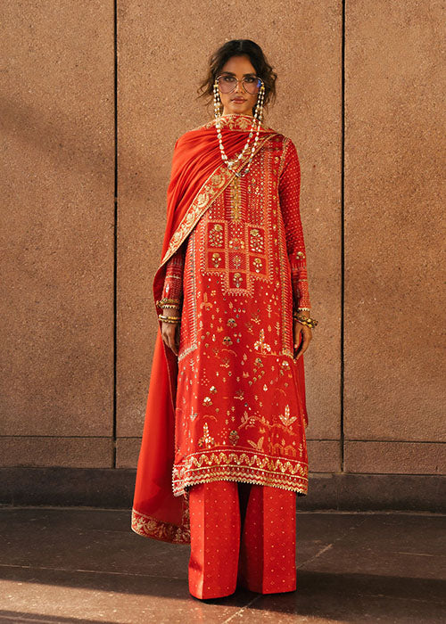 Crimson Eid Pret Collection 2026 - Patakha - Scarlet