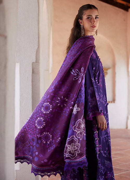 Farah Talib Aziz - Luxury Lawn Collection 2026 - Vicenta Violet